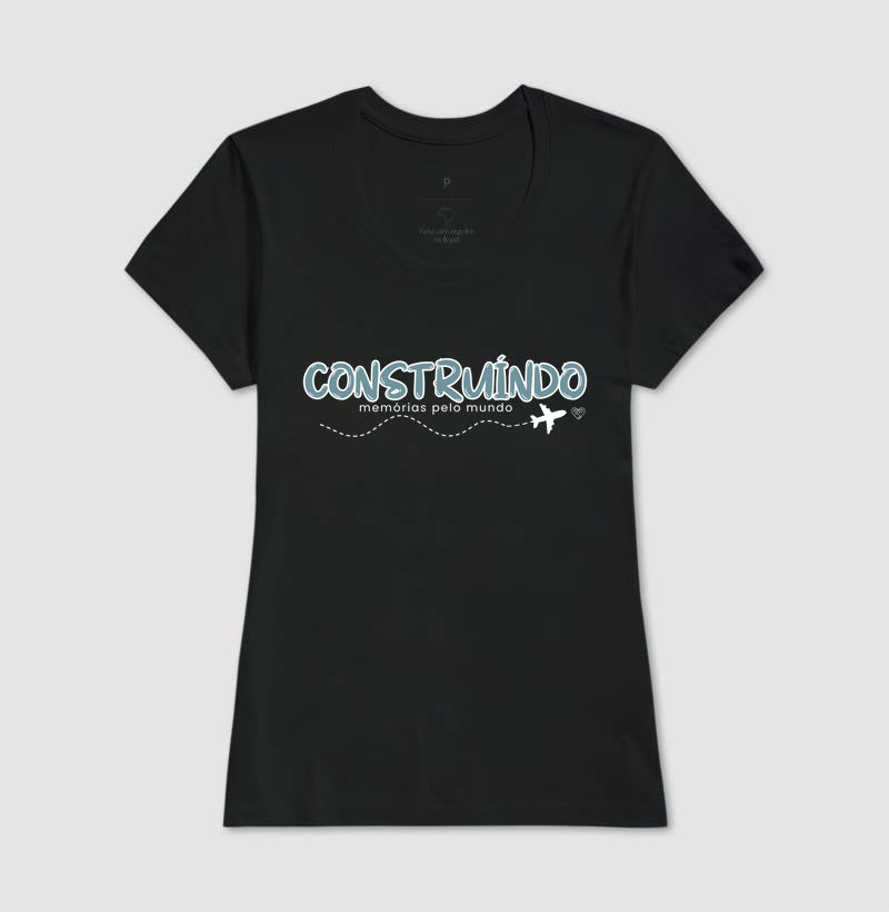 Camiseta Viagem Construindo Memórias pelo Mundo