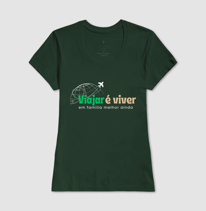 Camiseta Viajar é Viver