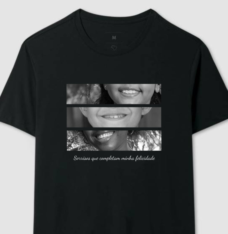 Camiseta Sorrisos de Felicidade
