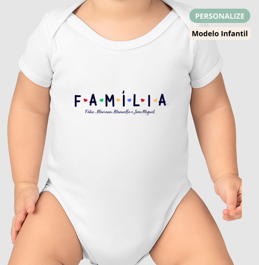 Body Infantil- Família Divertida