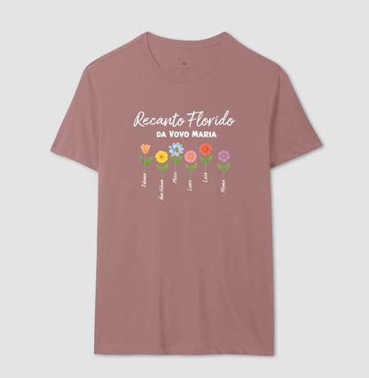 Camiseta Personalizada Recanto Florido da Vovó