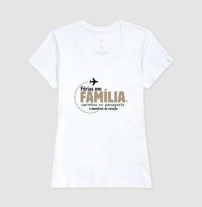 Camiseta Férias em Família