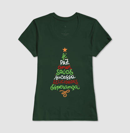 Camiseta Natal Árvore da positividade
