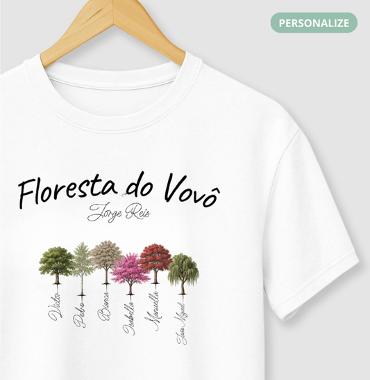Camiseta Personalizada - Floresta do Vovô