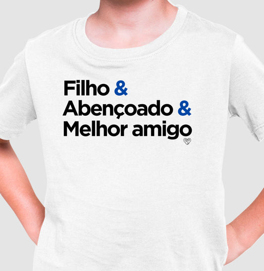 Camiseta Infantil - Melhor amigo do Pai
