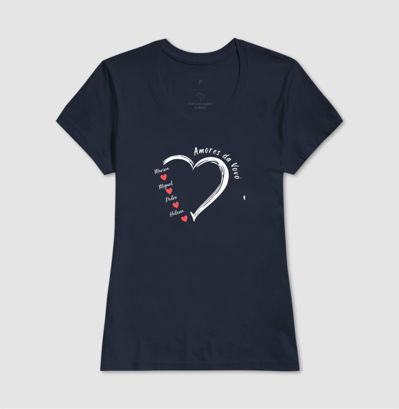 Camiseta Personalizada Amores da Vovó