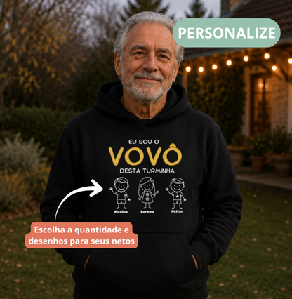 Moletom Personalizado Vovô/ Vovó desta turminha