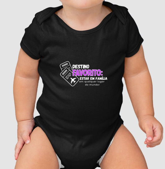 Body Infantil - Família, Destino Favorito