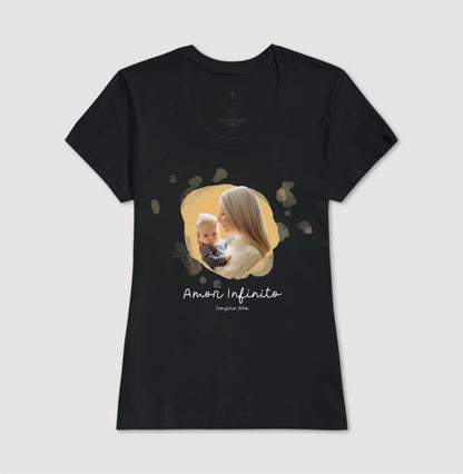 Camiseta Personalizada Mãe e Filho - Amor Infinito