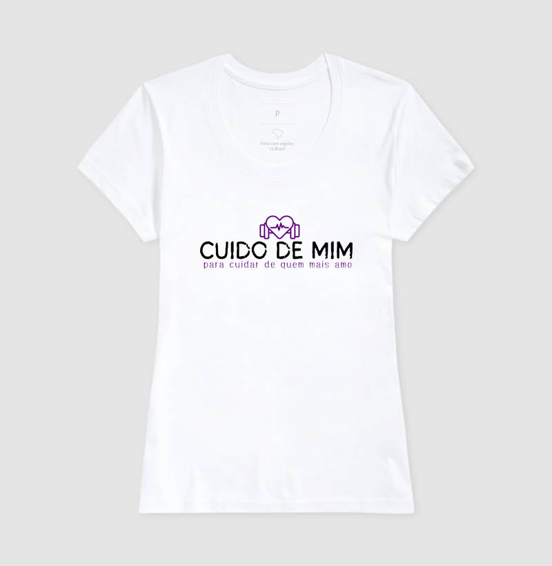 Camiseta Mãe Cuido de Mim- Academia