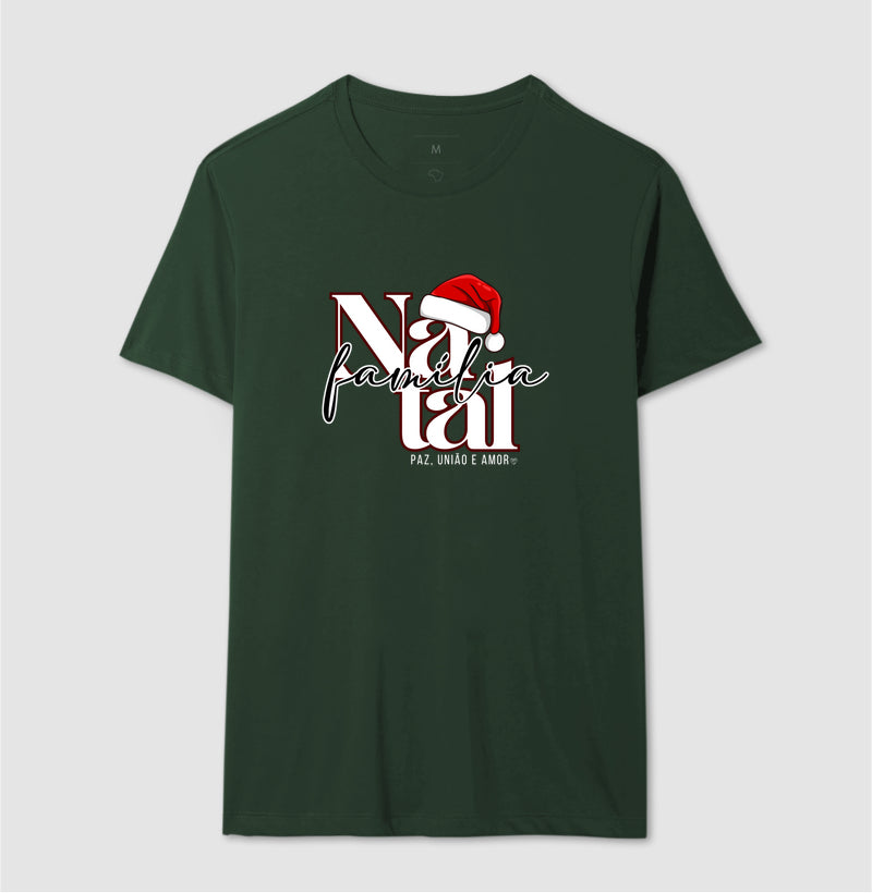 Camiseta Natal Paz, união e amor