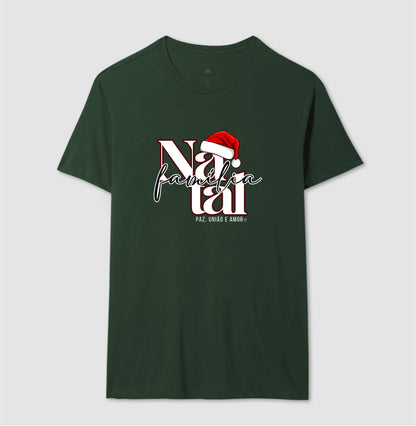 Camiseta Natal Paz, união e amor