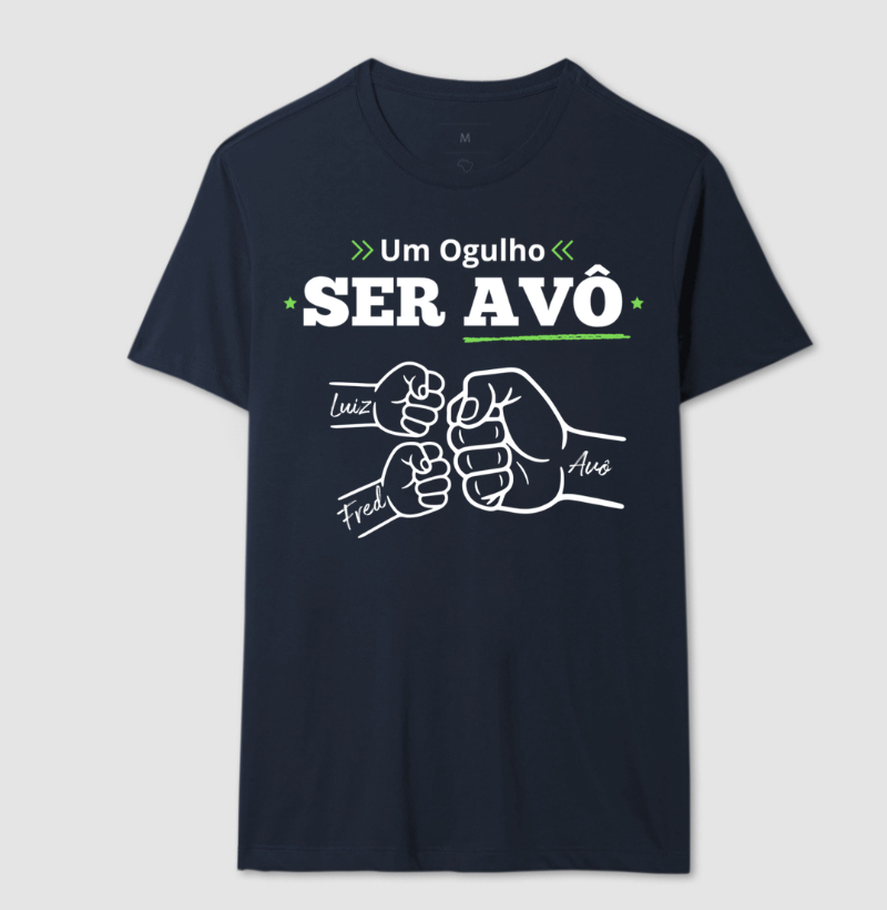 Camiseta Personalizada Orgulho Ser Avô