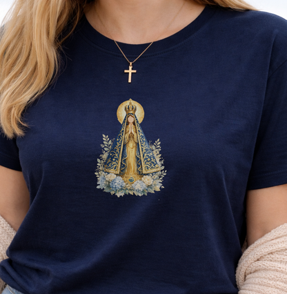 Camiseta Nossa Senhora Aparecida Aquarela