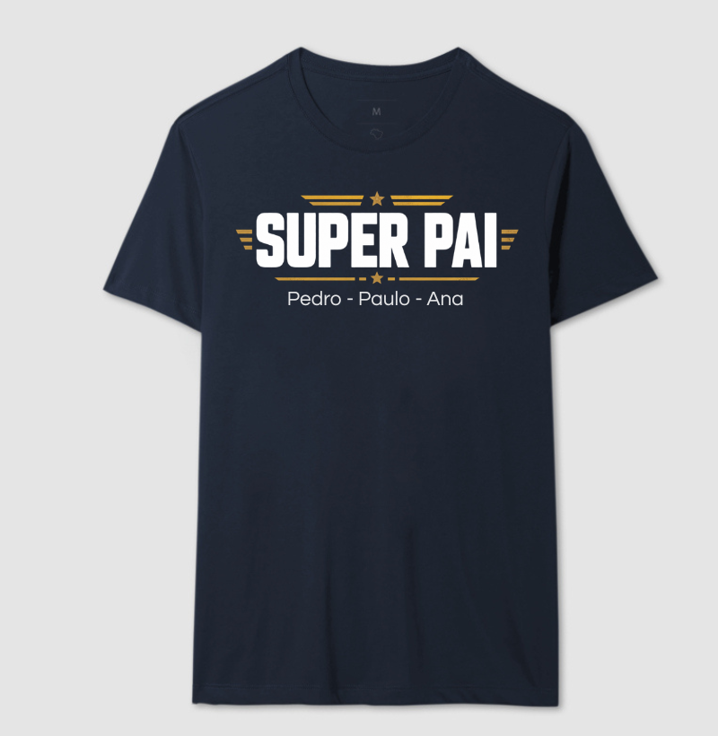 Camiseta Personalizada Super Pai