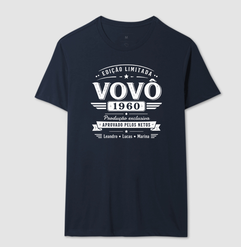 Camiseta Personalizada Avô Edição Limitada