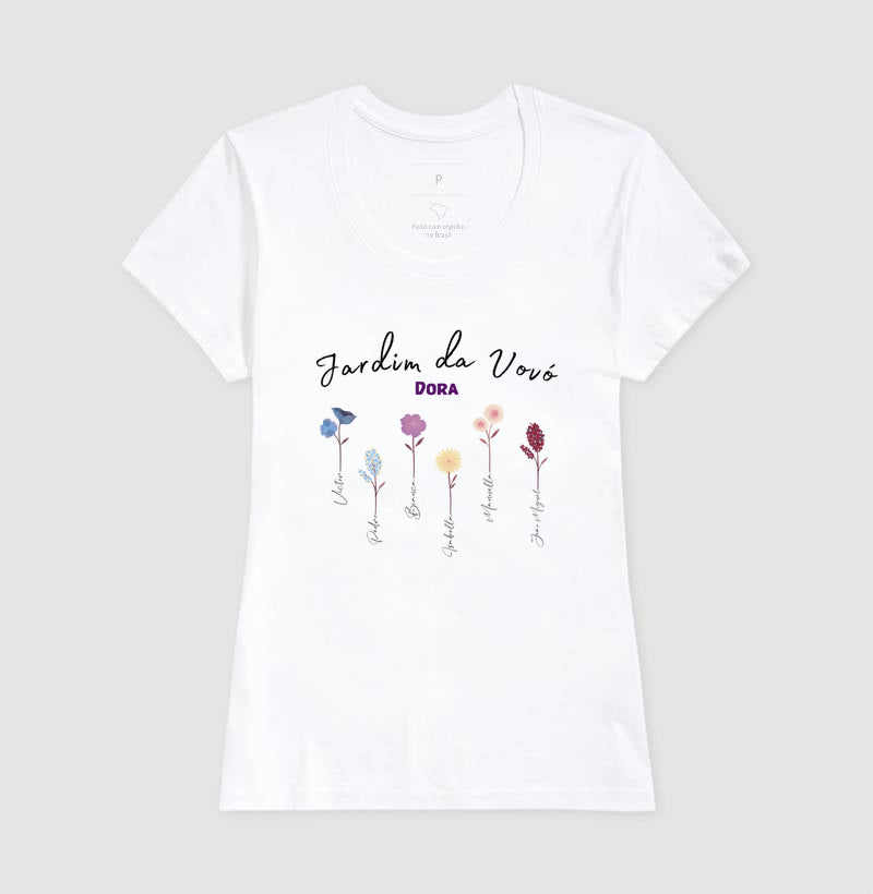 Camiseta Personalizada - Jardim da Vovó