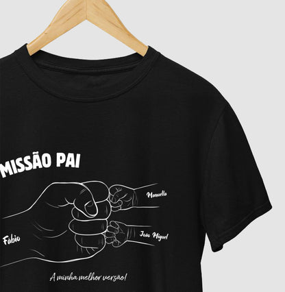 Camiseta Personalizada Missão Pai  Minha melhor versão