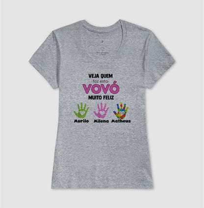 Camiseta Personalizada Esta Galerinha faz a Vovó muito Feliz