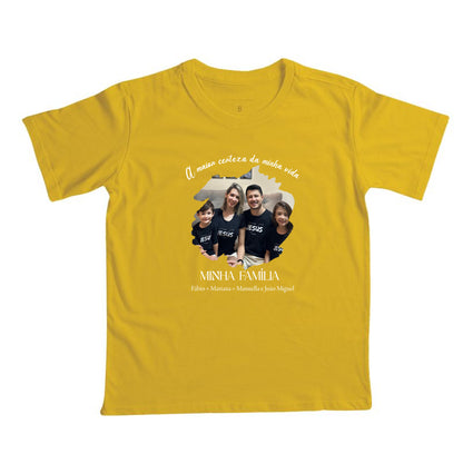 Camiseta Infantil - Família A Maior Certeza