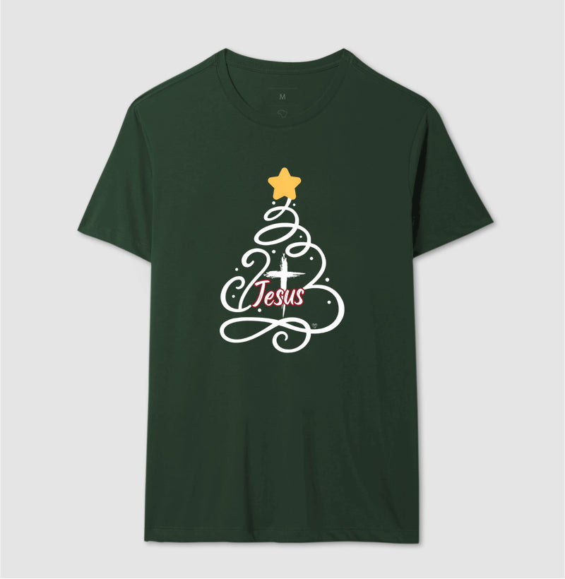 Camiseta Natal Árvore de Jesus