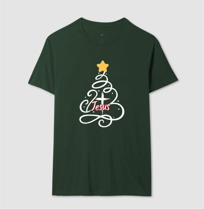 Camiseta Natal Árvore de Jesus