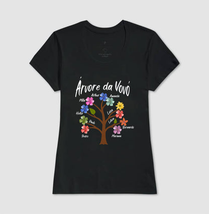 Camiseta Personalizada Árvore da Vovó
