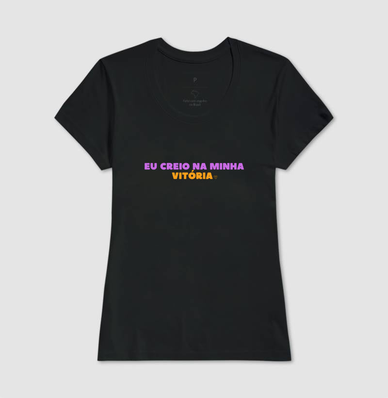 Camiseta Personalizada - Eu creio na vitória