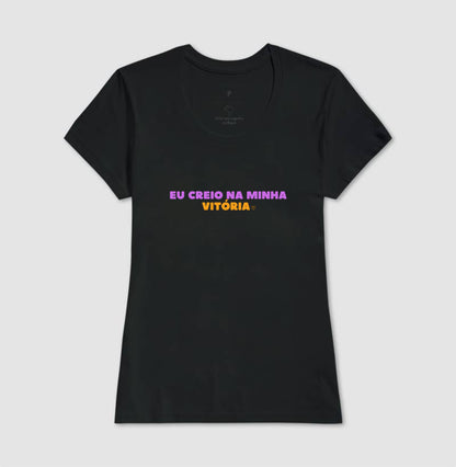 Camiseta Personalizada - Eu creio na vitória