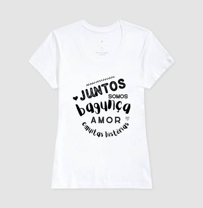 Camiseta - Família Juntos somos Bagunça