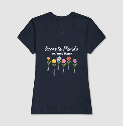 Camiseta Personalizada Recanto Florido da Vovó