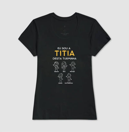 Camiseta Personalizada Eu sou o Titio/Titia desta turminha