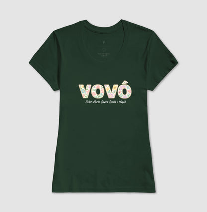 Camiseta Personalizada Vovó/ Bisavó Floral