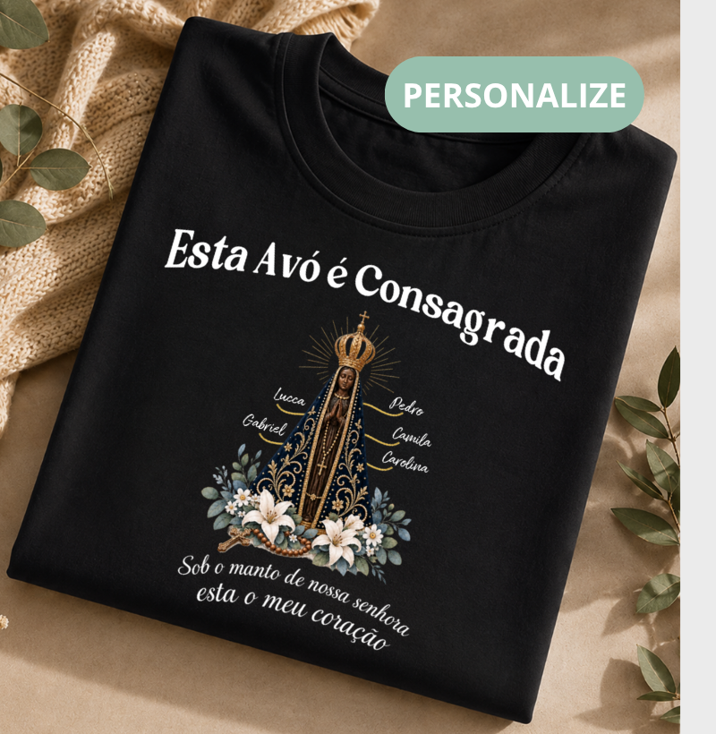 Camiseta Personalizada Nossa Senhora Consagrada