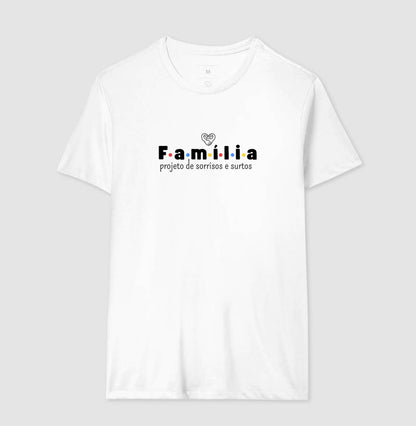 Camiseta Família - Projeto de sorrisos e caos
