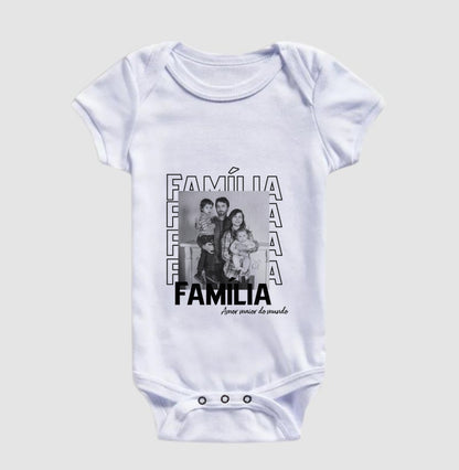 Body Infantil - Família Amor maior do mundo