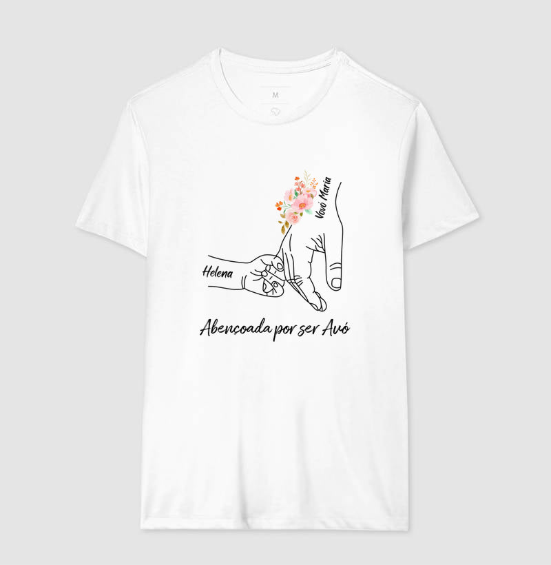 Camiseta Personalizada Abençoada por ser avó