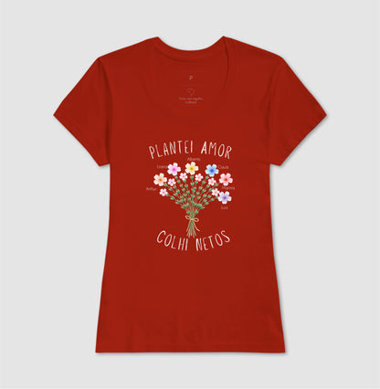 Camiseta Personalizada Plantei amor, colhi netos