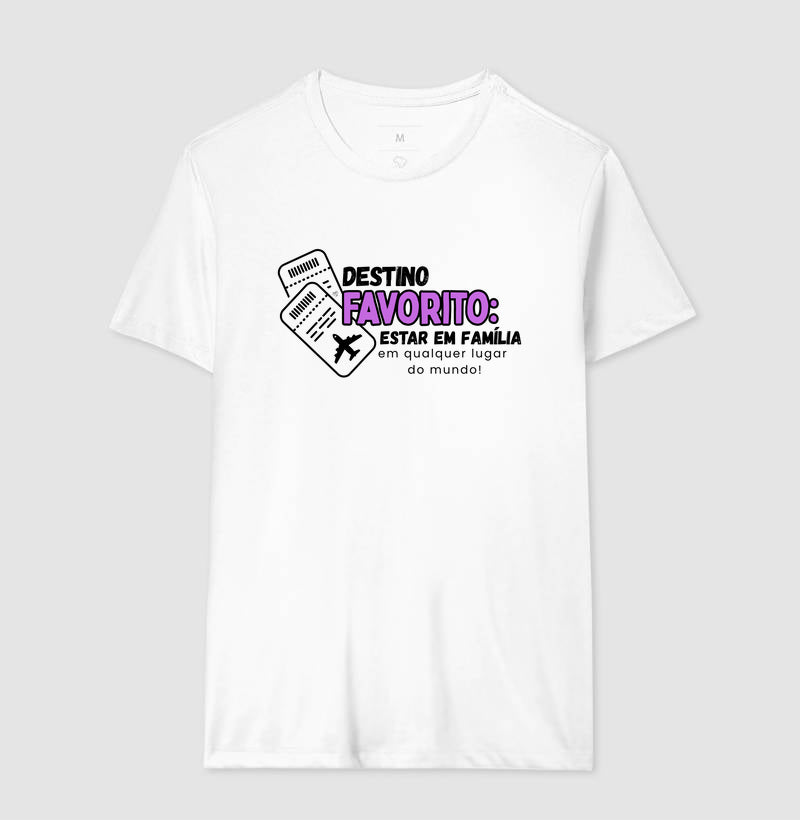 Camiseta Viagem Família meu Destino Favorito