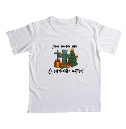 Camiseta Infantil verdadeiro sentido do natal