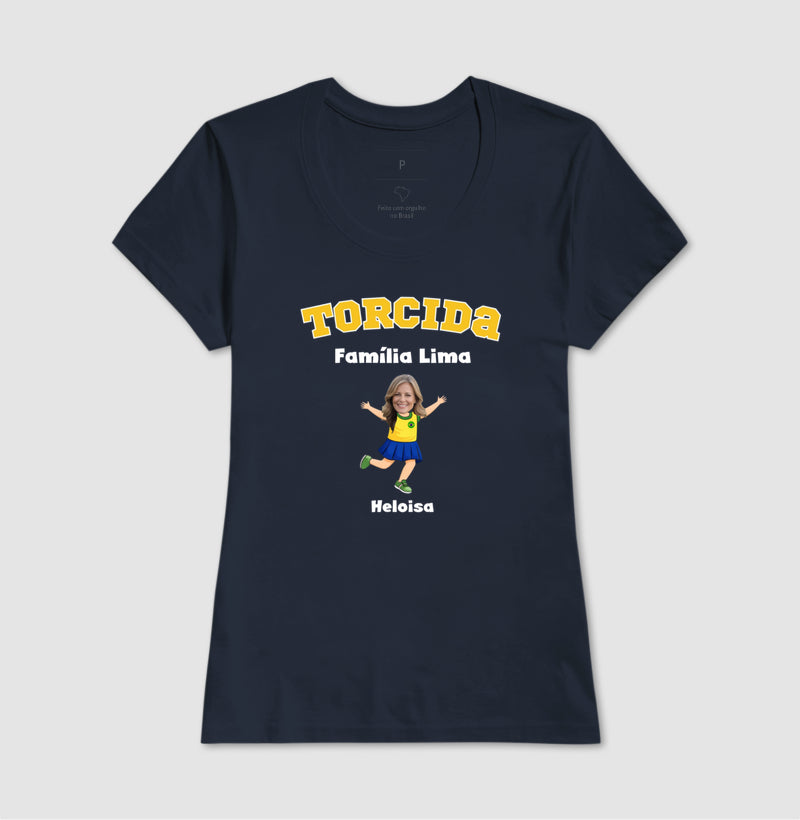Camiseta Personalizada Torcida da Família