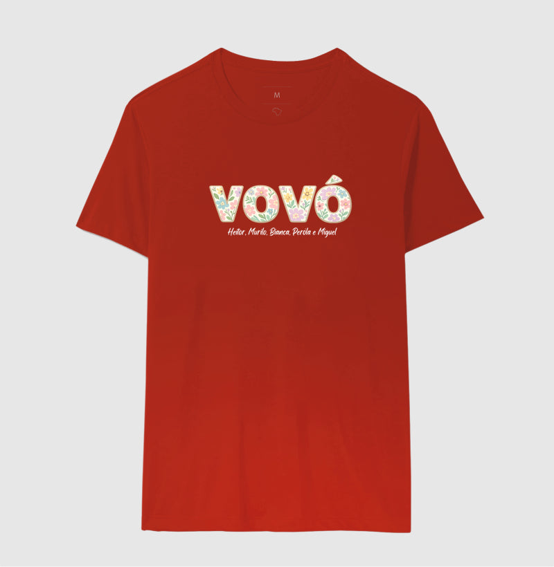 Camiseta Personalizada Vovó/ Bisavó Floral