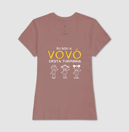 Camiseta Personalizada Eu sou a Vovó desta turminha