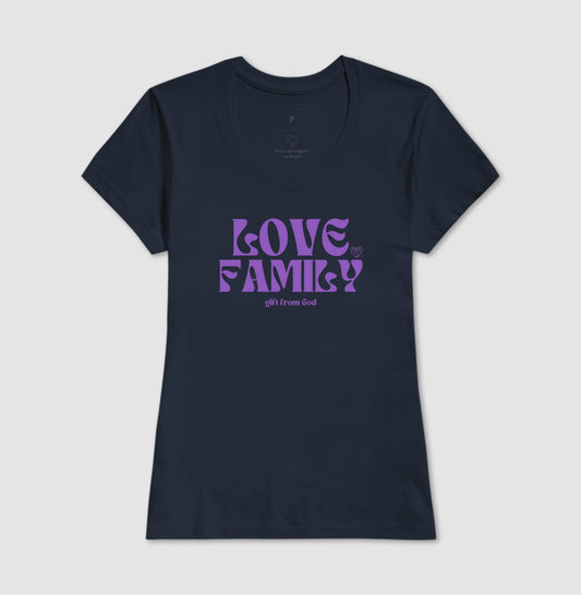 Camiseta Família - Love Family