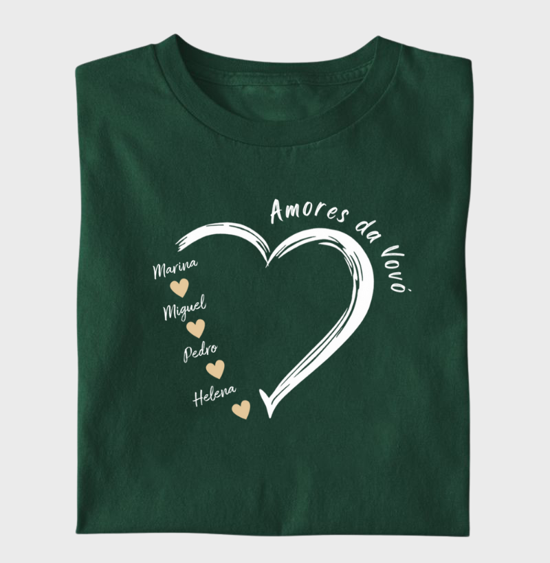 Camiseta Personalizada Amores da Vovó