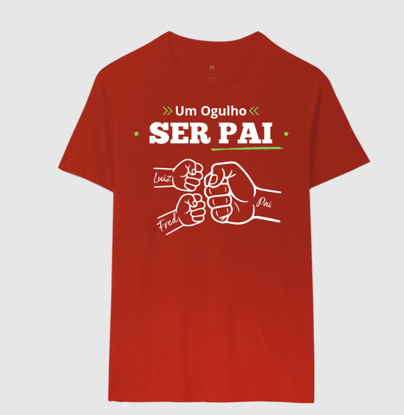 Camiseta Personalizada Orgulho Ser Pai