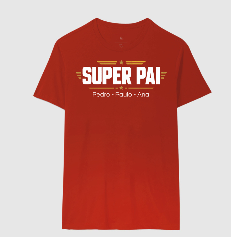 Camiseta Personalizada Super Pai