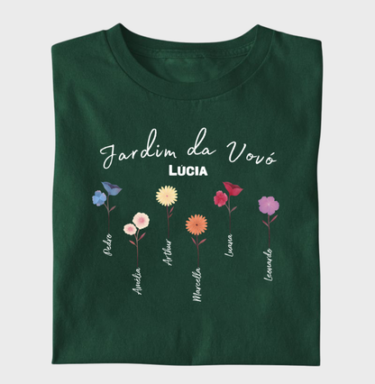 Camiseta Personalizada - Jardim da Vovó