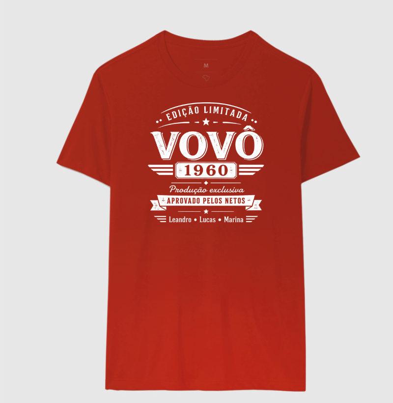 Camiseta Personalizada Avô Edição Limitada