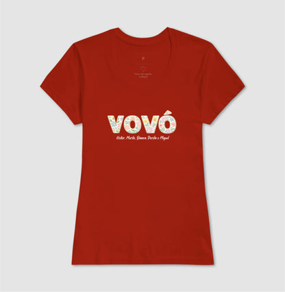 Camiseta Personalizada Bisavó / Vovó Floral